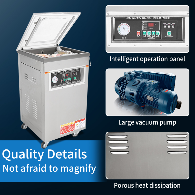 Food Vacuum Sealer Machine - Ticari Yarı Otomatik Dikey Vakum Makinesi