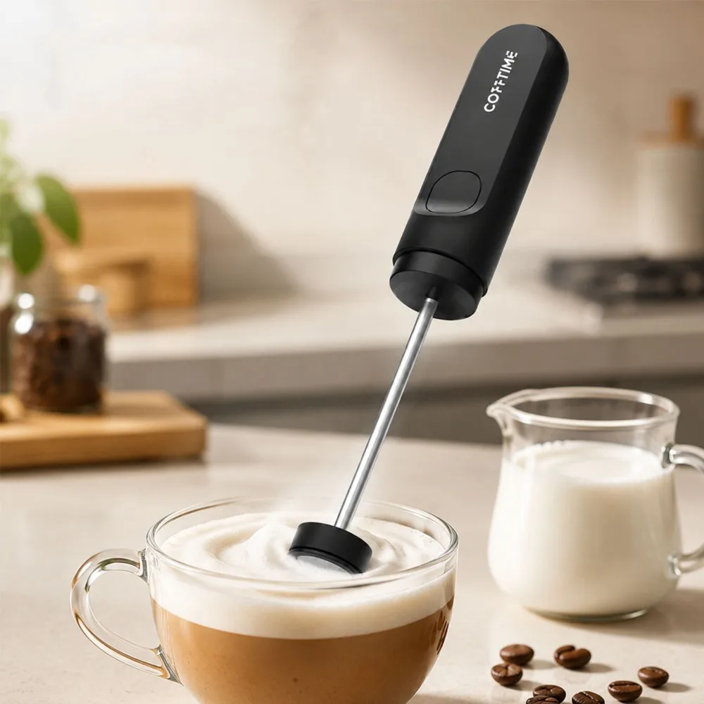 Electric Milk Frother Handheld - Elektrikli Kahve Süt Köpürtücü, Süt Köpüğünü