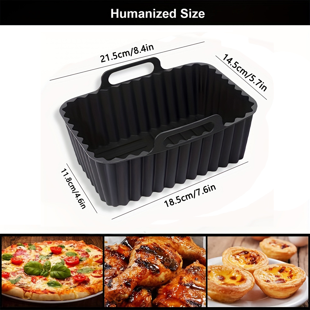2 Adet Hava Fritözü İçin Silik - Air Fryer Silicone Pot Liner incelemesi ve fiyatı