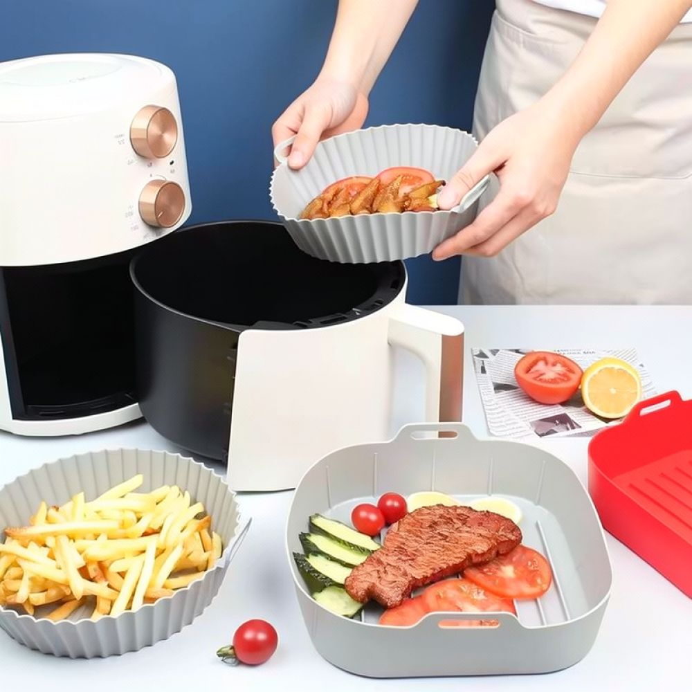 Kare Şeklinde Silikon Air Frye - Air Fryer Silicone Pot Liner incelemesi ve fiyatı
